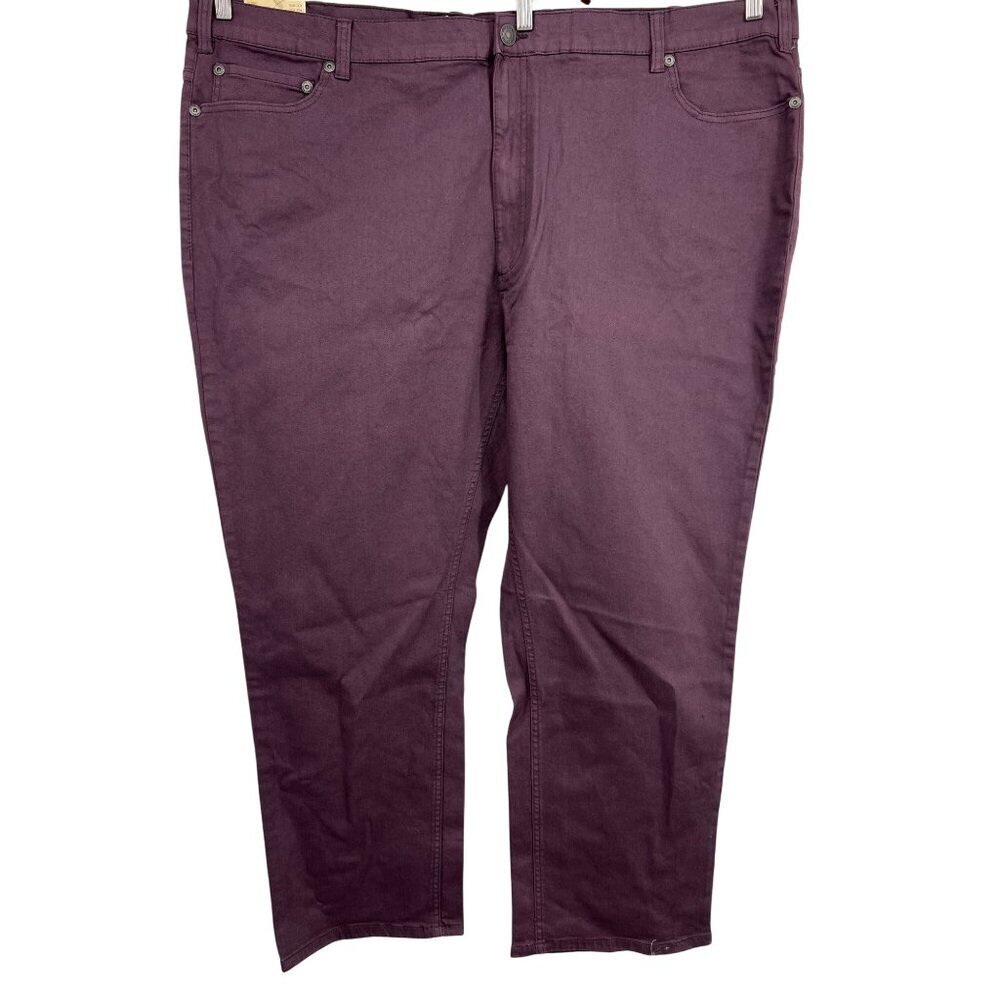 Tru Nation Mens Athletic Fit Stretch Jeans Size 52 X 30 Purple NWT New